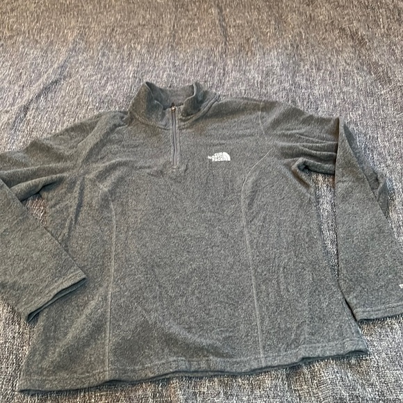 The North Face Jackets & Blazers - North Face medium grey 1/4 zip fleece jacket